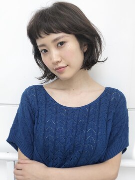 コクーン(Cocoon) #3Dカラー#厚めバング＃ボルドー＃モード＃ジグザグバング