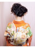 【下北沢＊I'll b hair＊】振袖に似合うツインテール着物ヘア