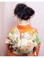 アイルビーヘア(I'll b hair)&nbsp;【下北沢＊I'll b hair＊】振袖に似合うツインテール着物ヘア