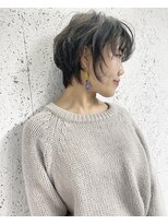 ノア ヘアデザイン 町田店(noa Hair Design)&nbsp;カーキアッシュ×ハンサムショート