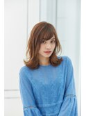 外ハネ/くびれ/アッシュベージュ/グレージュ/ひし形/20代30代