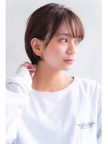 メーヴェ(Mowen) mowen 南堀江　丸みショート×グレージュカラー×大人可愛い