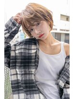 クラン(clan)&nbsp;前下がりボブ/モテ髪カタログ/小顔に見せるヘア/前髪カット