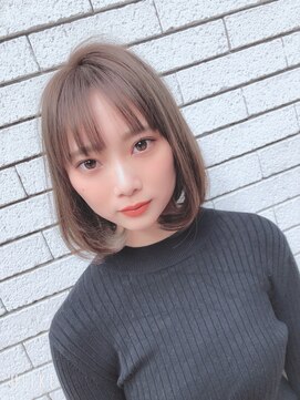 ロンド ルージュ 銀座店(Lond rouge) 顎下ボブ　まとまりやすい長さ