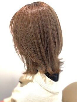 ボンド ヘア デザイン(BOND HAIR DESIGN)の写真/柔らかく上質な質感を作り出す”透明感”×ハイライトが作る”魅せる立体感カラー”が人気の秘密＊