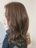 ククル ヘアー(cucule Hair) 京都・西院cuculehair　フンワリ動くミディアムスタイル