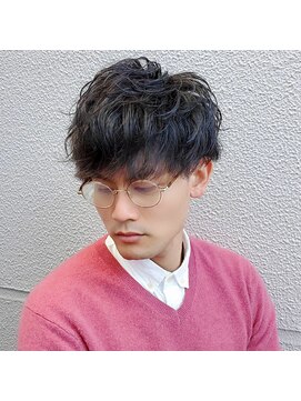 エストアール フクオカ 福岡博多店(est-r. Fukuoka) マッシュ×ニュアンスパーマ