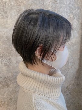ティエラ 西新店(TIERRA) 30代40代大人キレイすっきりショート小顔耳掛けナチュラル黒髪