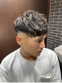外国人風フェードパーマ