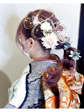 タヤ 東急百貨店吉祥寺店(TAYA) 成人式/卒業式/和装/水引/金箔/ドライフラワー/紐アレンジ