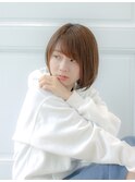 yuragi鈴木 王道ショート×ライトブラウン