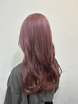 イェッカ パビル(YECCA pabil)&nbsp;ロング/ピンクベージュ