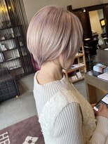 ハーティー 美容室(HEARTY)&nbsp;ミルクティーショートスタイル