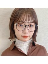 ラフ フロム ガーデン(Laf from GARDEN)&nbsp;ボブ/オリーブベージュ/ウェットヘア/髪質改善/韓国風