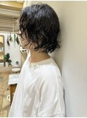メンズパーマ ボブパーマ メンズカット ニュアンスパーマHR-13