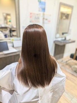 オシャマヘアー マチニワ店 ロングの髪質改善ストレート