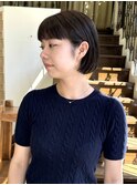 おしゃれ女子に人気ミニマムなミニボブ×こっくりカラー【JUN】
