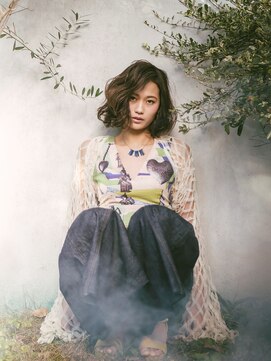 モッズヘア 越谷(mod's hair) ひし形レイヤーカットボブパーマ韓国風ウェットヘアtk越谷