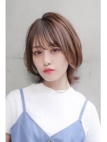 ギークス(GEEKS)&nbsp;【GEEKS渋谷】くびれボブ/20代30代/ショコラベージュ/冬カラー