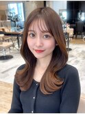 *20代30代40代◎小顔前髪顔まわりレイヤーくびれヘア