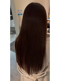 ☆髪質改善美髪ストレート(矯正)+髪質改善美髪艶カラー☆