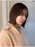 #ヘイリーボブ#ぱつっと重めボブスタイル#20代30代40代@岸本理希