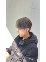 スティミュラス(Stimulus)&nbsp;グレージュミルクティーベージュメンズブリーチ滝沢大貴