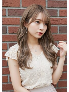 フルショウ 小牧(FURUSHO) くすみベージュ/ 韓国風巻き/マロンベージュ/ふるふわモテ髪