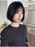 王道ボブ×黒髪