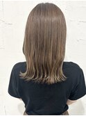 30代40代50代/セミロング/ベージュ