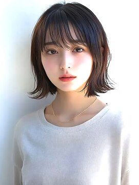 ココラー(COCOlar) 前髪長めの今風外はねカット、秋らしく