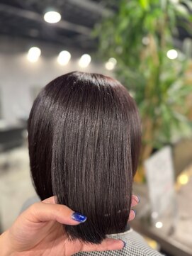 インク(ink) ディープヴァイオレット/暗髪/透明感カラー