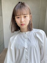 ガーデン 渋谷(GARDEN)&nbsp;小顔大人ボブ暗めカラーミディアムデザインカラー