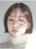 伸ばし掛けヘア髪質改善小顔ヘアレイヤーカット大人ボブ
