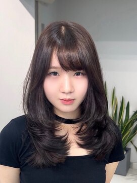 ヴェイン 渋谷(vain) ラベンダーブラウンレイヤーカット