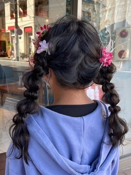 〔mist：Yoko〕　ツインテール/七五三/ヘアセット/金沢文庫 #430