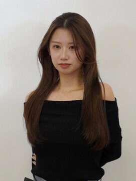 ヘアーザラブズラフズ オーガニカ 北九州(HAIR THE LOVES LAUGHS ORGANICA) マロンブラウンカラー×レイヤーカット