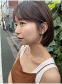 ミニボブ/髪質改善/ミネコラトリートメント/ブラウンカラー