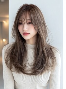 ダル 渋谷/表参道(DAL.) レイヤーカット髪質改善カラーブリーチなしダブルカラー韓国