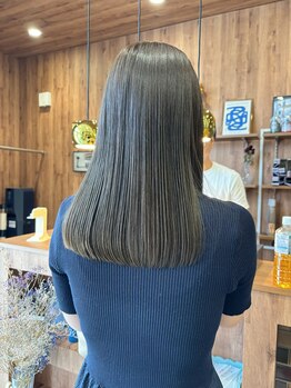 イチルノヒ(iCHIRUNOHi)の写真/超音波アイロンを使ったグローバルミルボンでのトリートメントで確かな質感と潤いを♪