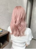 ホワイトピンク/ダブルカラー/髪質改善/縮毛矯正/新宿/MII/ミイ