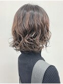 ＊ふわふわボブ大人ボブパーマゆるふわパーマニュアンスパーマ