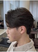 毛流れ/ナチュラル/池袋メンズカット/センターパート