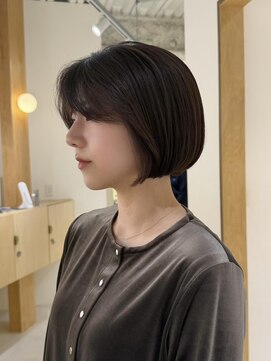 ニール 名古屋 伏見 丸の内(NEELU) 【NEELU_hachi】アッシュブラウン×まとまりボブ
