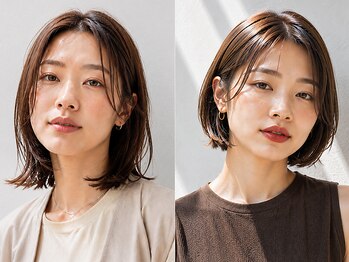 エッジ ヘア メイク(edge hair +make)の写真/第一印象UP★顔周りに拘ってデザイン！トレンドのレイヤーカットや小顔見せカットも◎［南流山/三郷市］