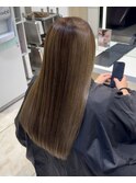 艶髪ストレート　髪質改善カラー　髪質改善トリートメント