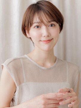 カバーヘア ブリス 川口(COVER HAIR bliss) ブリーチなしブレージュ大人美人ひし形ベリーショート30代40代X