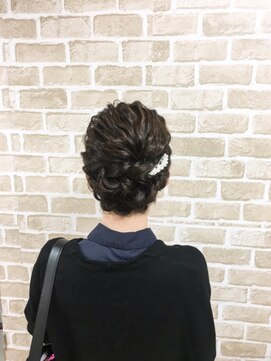 ヘアセット専門店 ナゴミ 渋谷店(nagomi) サイド編み込みアップ