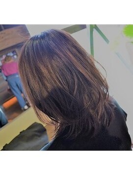 ピースリーヘア バイ カーサ(peathree.hair by CASA) エアリー×外国人風グレー