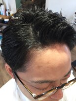 パティオンツー(PATIONN2)&nbsp;爽やかアップバングメンズショートツーブロックネープレス☆